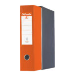 Registratore Eurofile G55 - dorso 8 cm - protocollo 23 x 33 cm - arancione - Esselte - immagine 2