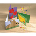 Cartoncino ondulato Cannetè 2200 - 25 x 35 cm - 230 gr - colori assortiti - DECO - conf. 10 fogli - immagine 2