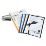 Cartellina per rilegatura Durabind - A4 - PVC - azzurro - Durable - immagine 2