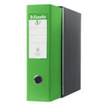 Registratore Eurofile G53 - dorso 8 cm - commerciale 23 x 30 cm - verde vivida - Esselte - immagine 2