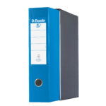 Registratore Eurofile G55 - dorso 8 cm - protocollo 23 x 33 cm - blu vivida - Esselte - immagine 2