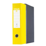 Registratore Eurofile G55 - dorso 8 cm - protocollo 23 x 33 cm - giallo vivida - Esselte - immagine 2