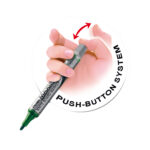 Marcatore per lavagna Maxiflo - punta conica 4 mm - nero - Pentel - immagine 2