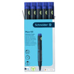 Marcatore permanente Maxx 133 - punta a scalpello - tratto da 1,00-4,00mm - blu  - Schneider - immagine 3