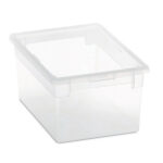 Contenitore multiuso Light Box M/2 - 19,5x28x13,2 cm - 6 L - plastica -  trasparente - Terry - immagine 2
