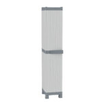 Armadio Domino Wave - Base 2350 UW - 1 anta - 35 x 43,8 x 181,8 cm - PPL - grigio - Terry - immagine 2