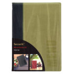 Portamenù Trendy - 1 inserto doppio incluso - A5 - 18 x 25 cm - verde - Securit - immagine 2