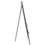 Cavalletto in legno nero - altezza 165 cm - Securit - immagine 2