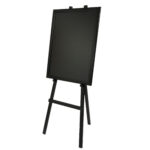 Cavalletto in legno nero - altezza 165 cm - Securit - immagine 3