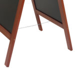 Lavagna Sandwich - cavalletto mogano - 71 x 135 cm - Securit - immagine 2