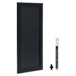 Lavagna Woody - cornice nera - 20 x 40 cm - Securit - immagine 4