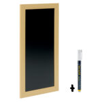 Lavagna Woody - teak - 20 x 40 cm - Securit - immagine 2