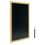 Lavagna Woody - teak - 40 x 60 cm - Securit - immagine 2