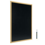 Lavagna Woody - teak - 60 x 80 cm - Securit - immagine 2