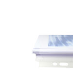 Buste forate con soffietto - PPL - 22 x 30 cm - trasparente - Exacompta - conf. 10 pezzi - immagine 2