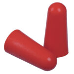 Tappi auricolari monouso - diametro 12 mm - SNR 37 dB - rosso - Deltaplus - dispenser da 200 paia - immagine 2