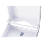 Dispenser asciugamani piegati C/Z/M/V Basica - 27,8 x 12,8 x 38 cm - bianco/grigio - Medial - immagine 2