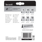 Numeri per tavoli - set da 41 a 50 - Securit - immagine 4
