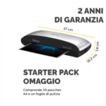 Plastificatrice Spectra - A4 - a caldo - Fellowes - immagine 5