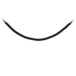Cordone intrecciato per colonnina segnapercorso - colore nero - lunghezza 150 cm - Securit - immagine 2
