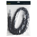 Cordone intrecciato per colonnina segnapercorso - colore nero - lunghezza 150 cm - Securit - immagine 3