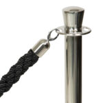 Cordone intrecciato per colonnina segnapercorso - colore nero - lunghezza 150 cm - Securit - immagine 4