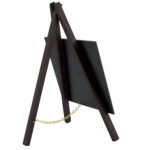 Mini Lavagna con cavalletto nero - 24,4 x 15 cm - nero - Securit - immagine 2