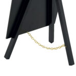 Mini Lavagna con cavalletto nero - 24,4 x 15 cm - nero - Securit - immagine 3