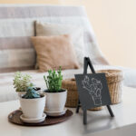 Mini Lavagna con cavalletto nero - 24,4 x 15 cm - nero - Securit - immagine 6