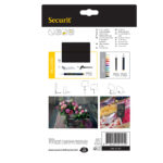 Targhette - 7,4 x 10,5 cm (A7) - nero - Securit - set 20 pezzi - immagine 3