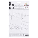 Targhette -15 x 21 cm (A5) - nero - Securit - set 10 pezzi - immagine 3