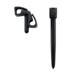 Supporti a spina per targhette - nero - Securit - set 20 pezzi - immagine 2