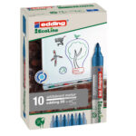 Marcatore per lavagne bianche 28 EcoLine - punta conica - da 1,5 a 3 mm - blu - Edding - immagine 2