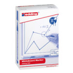 Marcatore per lavagne bianche 660 - punta conica - da 1,5 a 3 mm - nero - Edding - immagine 2