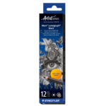 Matita di grafite tipo carboncino Mars Lumograph Black - gradazione 4B - Staedtler - immagine 2