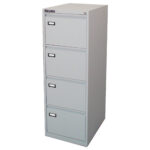 Classificatore Kubo - per cartelle sospese - 4 cassetti - 46 x 62 x 132cm - grigio - Bertesi - immagine 2