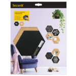 Set Wall Hexagon - lavagne nere e bacheche in sughero esagonali - Securit - immagine 2