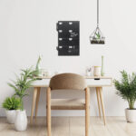Lavagna da parete Weekplanner - 30 x 45 cm - nero - Securit - immagine 4