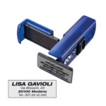 Timbro Pocket Stamp Plus 20 - 14 x 38 mm - 4 righe - autoinchiostrante - blu indaco - Colop - immagine 2