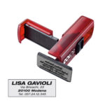 Timbro Pocket Stamp Plus 20 - 14 x 38 mm - 4 righe - autoinchiostrante - rosso rubino - Colop - immagine 2