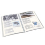 Portalistini personalizzabile - 22x30 cm - 80 buste antiriflesso - trasparente - Esselte - immagine 2