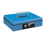 Cassetta portavalori Deluxe - 30 x 23 x 8 cm - blu - Iternet - immagine 2