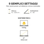 Supporto notebook Professional Series - hub USB - leggio - Fellowes - immagine 4