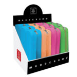 Bustina silicone Soft Touch Monocromo - 80x200x60 mm - colori assortiti fluo - Pigna - immagine 2
