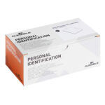 Portabadge rigido - 5,4 x 8,7 cm - trasparente - Durable - conf. 10 pezzi - immagine 3