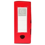 Scatola per archivio box - con bottone - 25 x 33 cm - dorso 10 cm - rosso - Exacompta - immagine 2