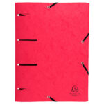 Cartella 3 lembi con elastico angolare - A4 - dorso 0,3 cm - cartoncino lustré - colori assortiti - Exacompta - immagine 6