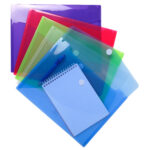 Busta a tasca con chiusura in velcro - PPL - 24 x 32 cm - colori assortiti - Exacompta - immagine 2