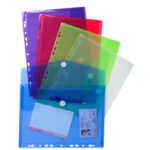 Busta forata con chiusura in velcro - PPL - 24 x 32 cm - colori assortiti - Exacompta - immagine 2