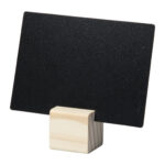 Supporti wood per targhette - 6 targhette incluse - Securit - set 12 pezzi - immagine 3